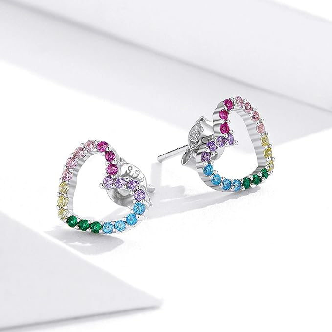Rainbow® Heart Earrings
