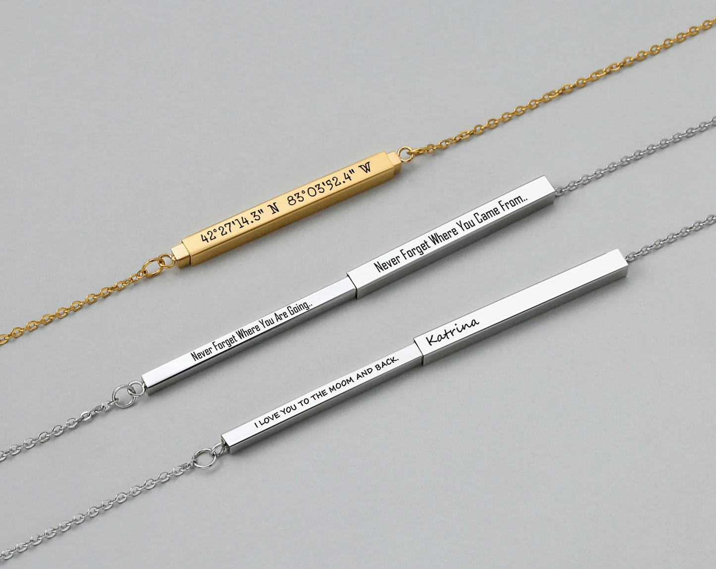 Gray Mystic® Personalised Necklace