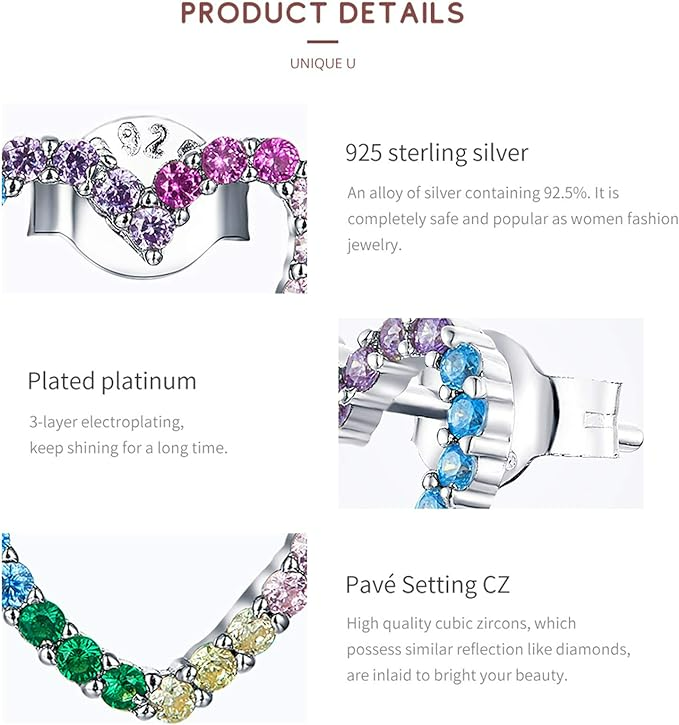 Rainbow® Heart Earrings