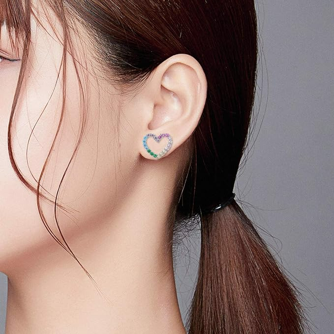 Rainbow® Heart Earrings