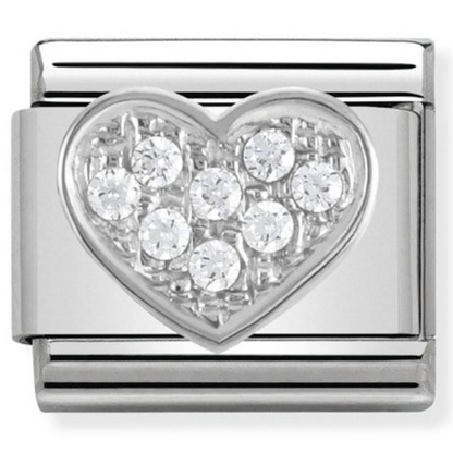 RW® Original Charm - Diamond Silver Heart