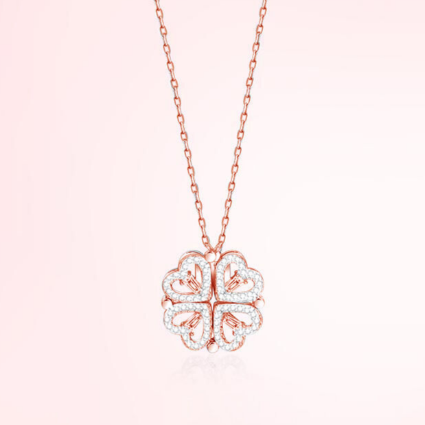 Lavender Blush Olivia® Clover Necklace