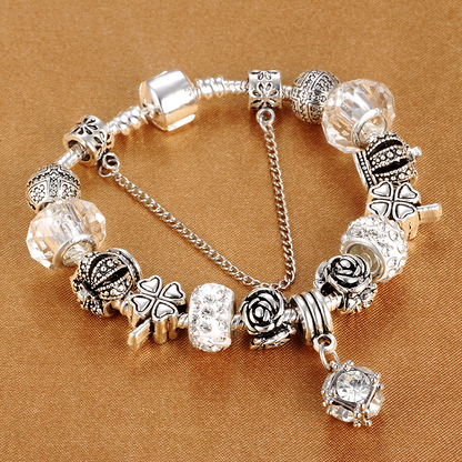 Riley Watson Jewellery Charm Bracelet (charms included) White 18 by Riley Watson | Riley Watson Jewellery