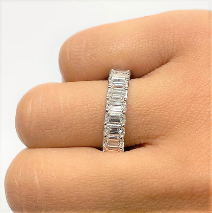 Dark Salmon Olivia® Eternity Ring